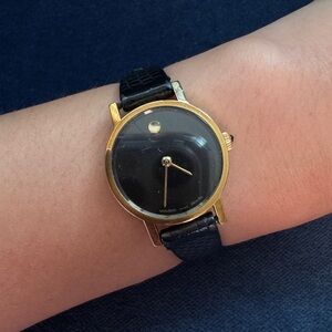 Movado Vintage Zenith‎ Museum Dial Watch: Gold Plated, Swiss Made